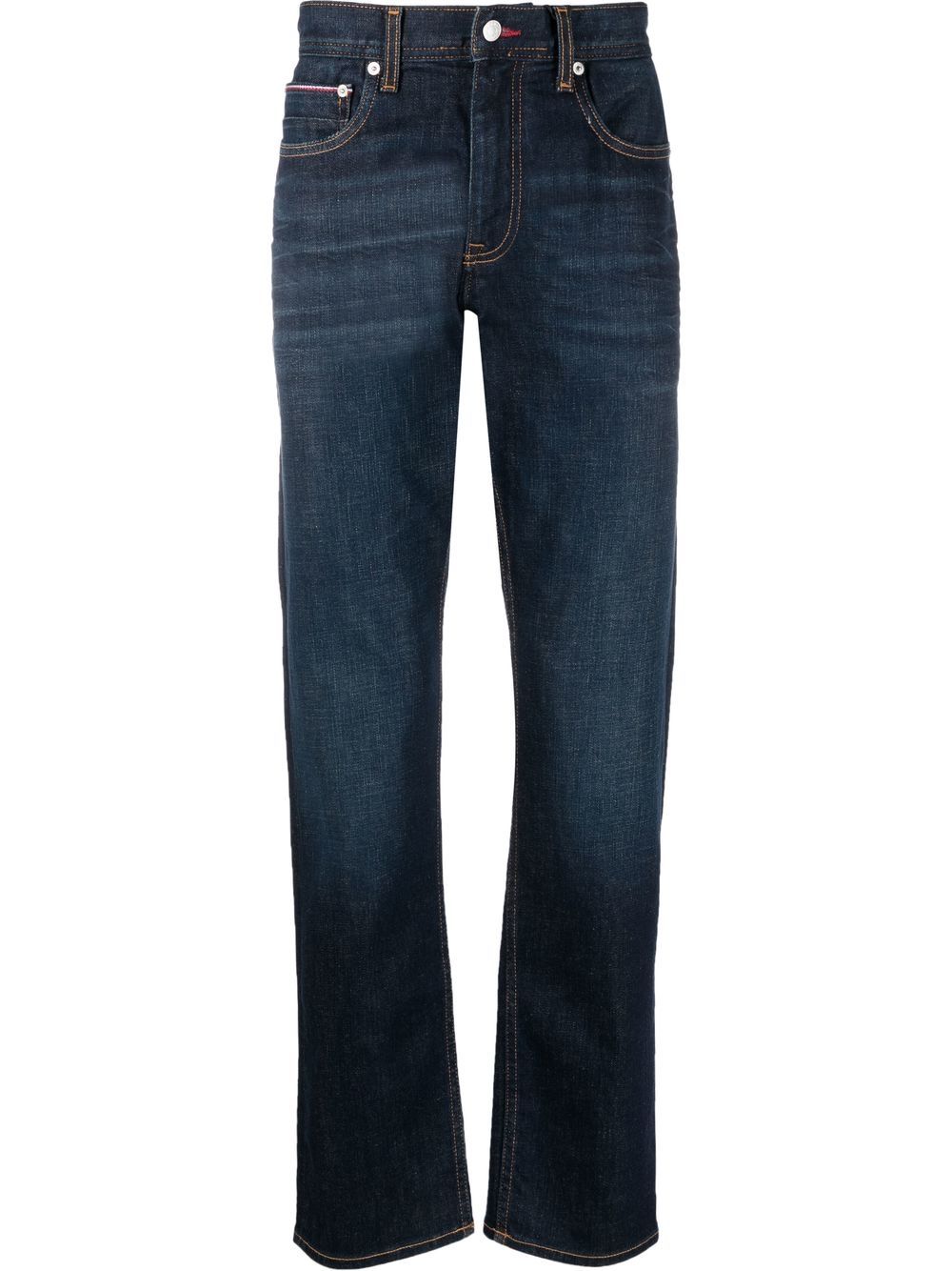Tommy Hilfiger Cotton Regular Jeans In Blue