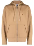 Tommy Hilfiger 1985 cotton zipped hoodie - Brown