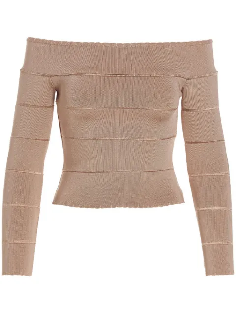 Alexandre Vauthier top con hombros descubiertos