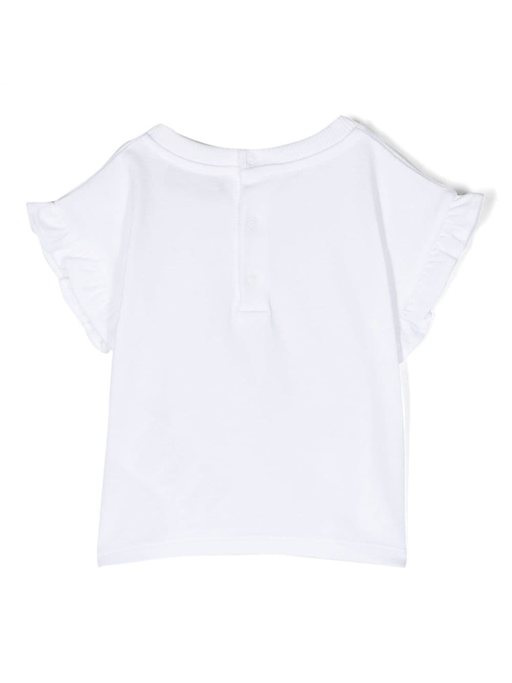 Image 2 of Moschino Kids sequin-embellished logo-print T-shirt