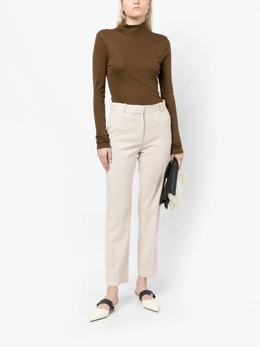 JOSEPH Straight pantalon - Beige