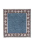 Brunello Cucinelli silk mix-print scarf - Blue