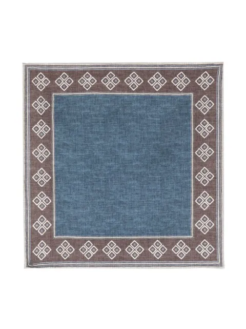 Brunello Cucinelli silk mix-print scarf
