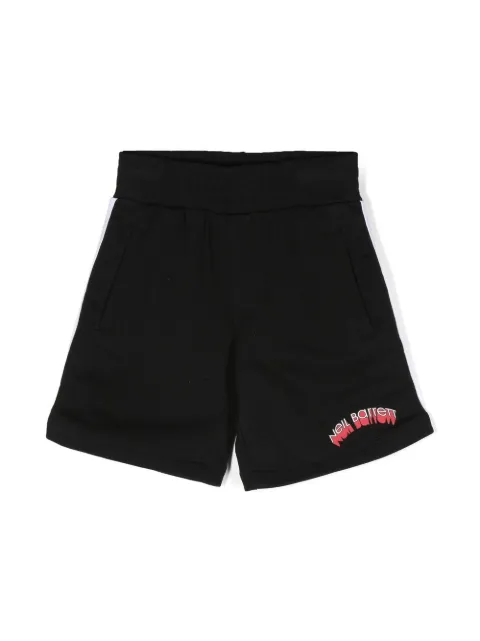 Neil Barrett Kids logo-print shorts 