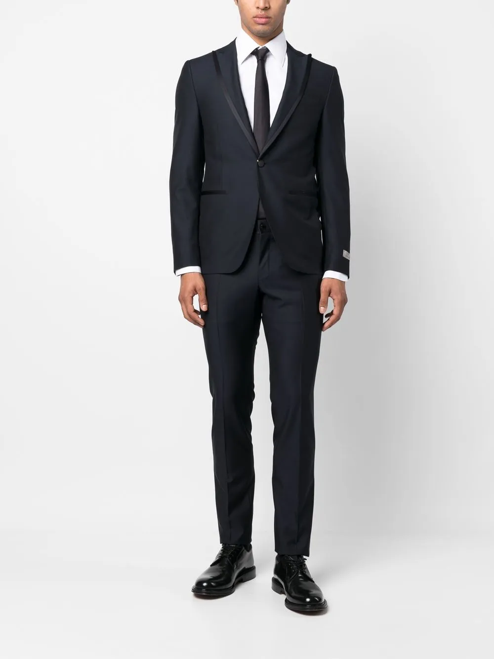 Canali Pak met enkele rij knopen - Blauw