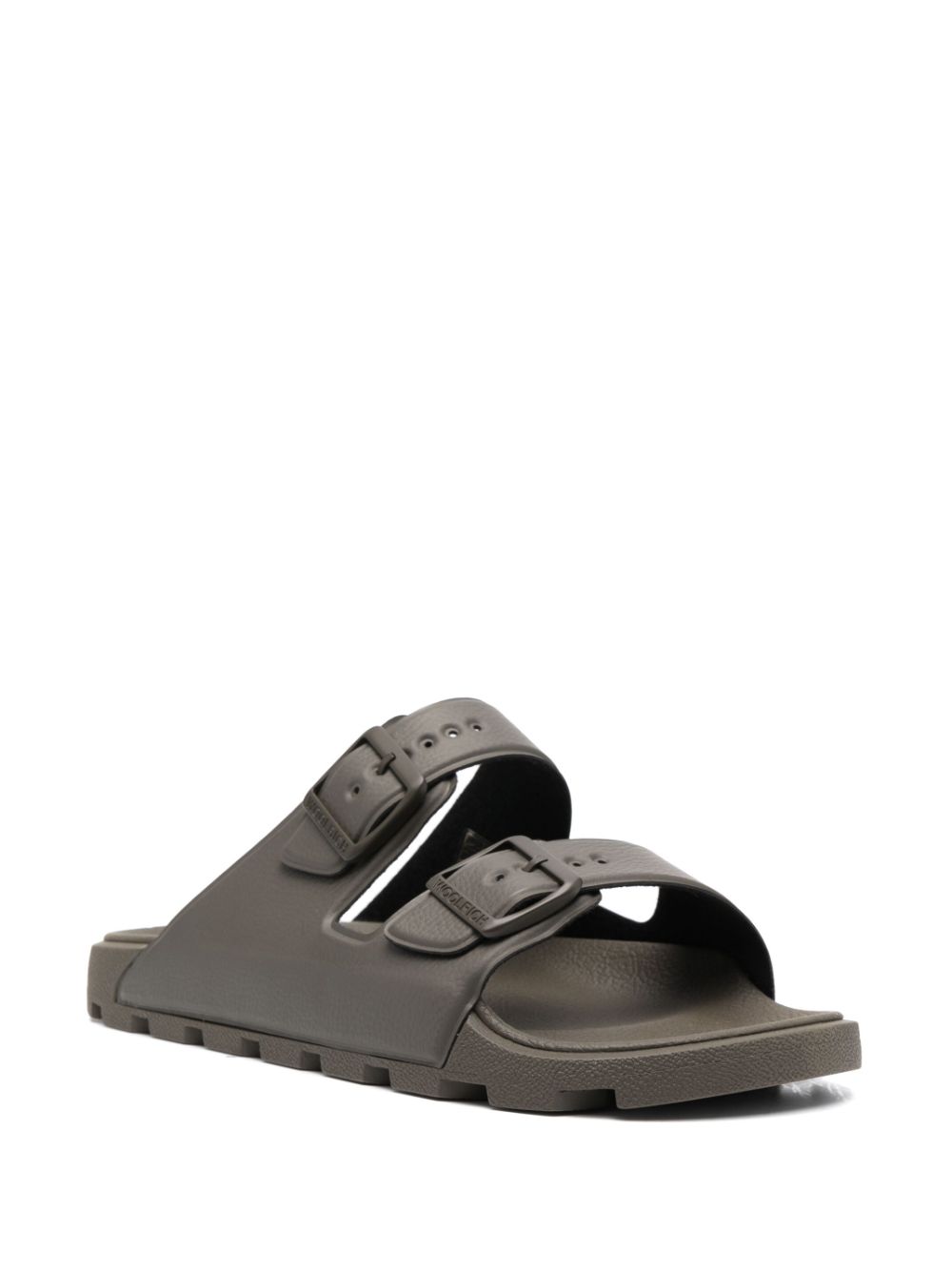 Woolrich buckle-straps Vegan Leather Slides - Farfetch