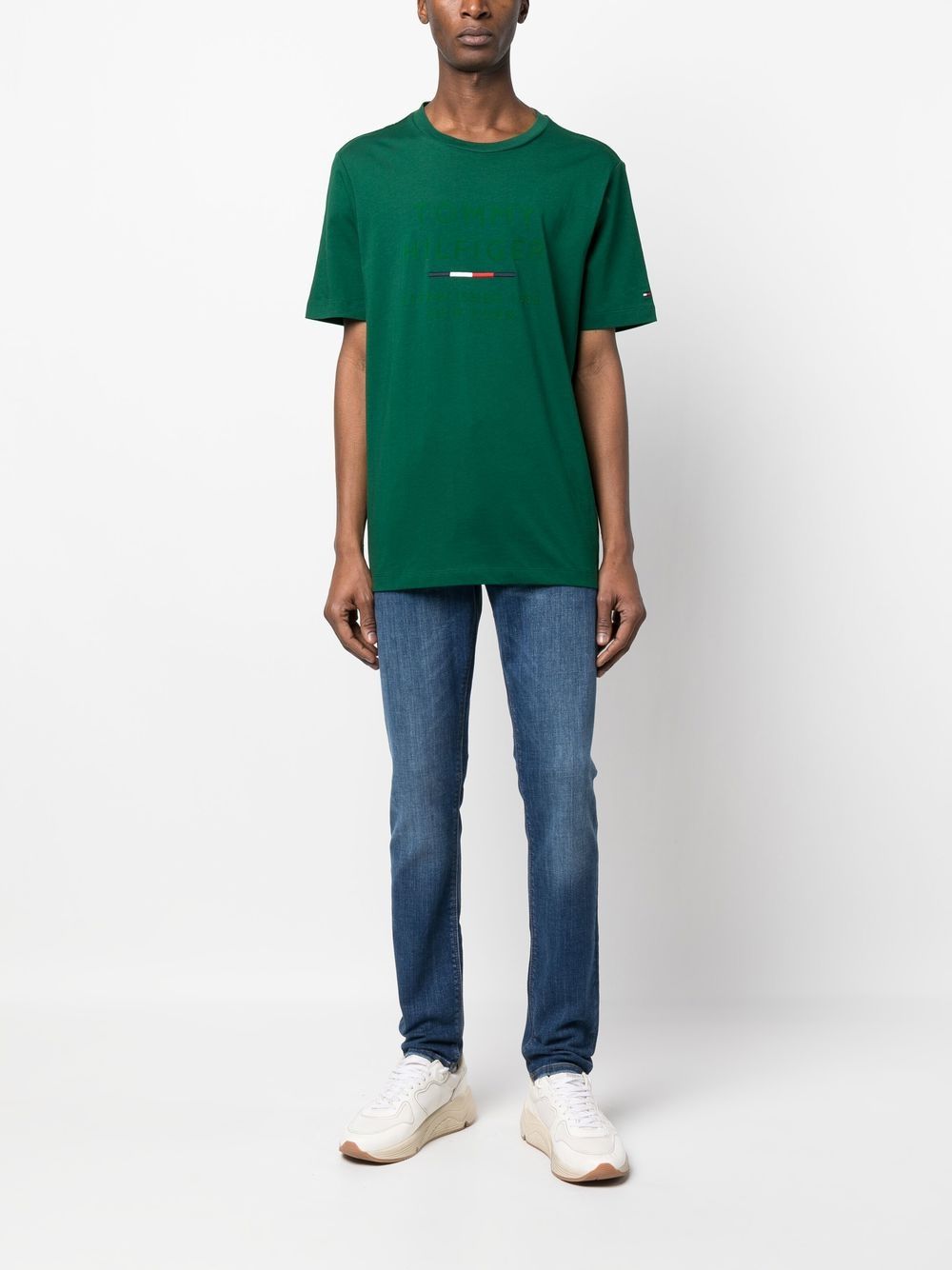 Tommy Hilfiger T-shirt met print - Groen