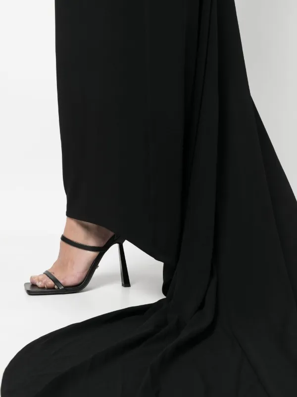 Magda Butrym Asymmetric Maxi Skirt | Black | FARFETCH AO