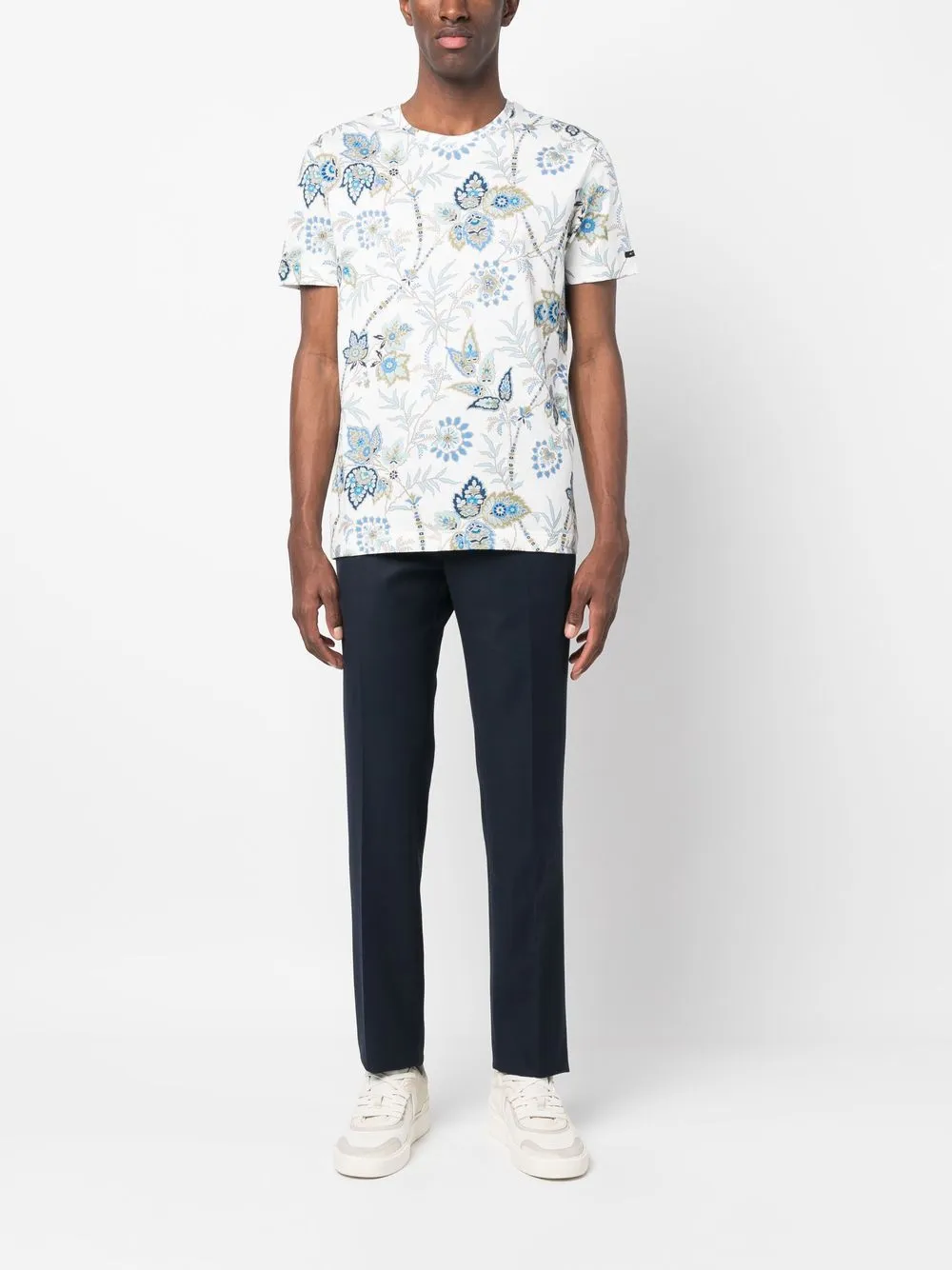 ETRO Slim-fit chino - Blauw