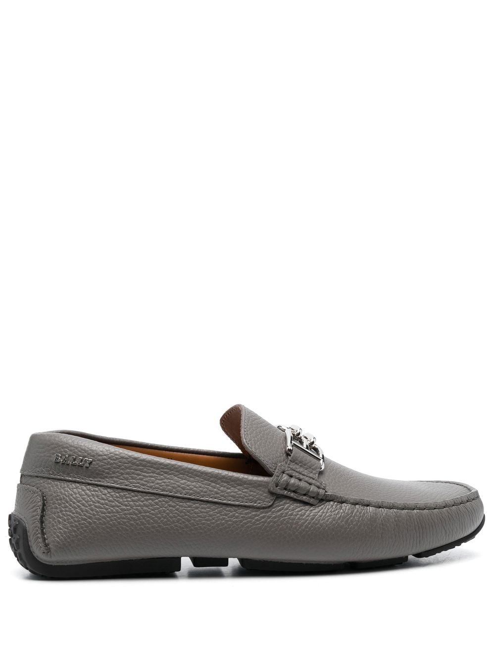 Bally BB-plaque Leather Loafers - Farfetch