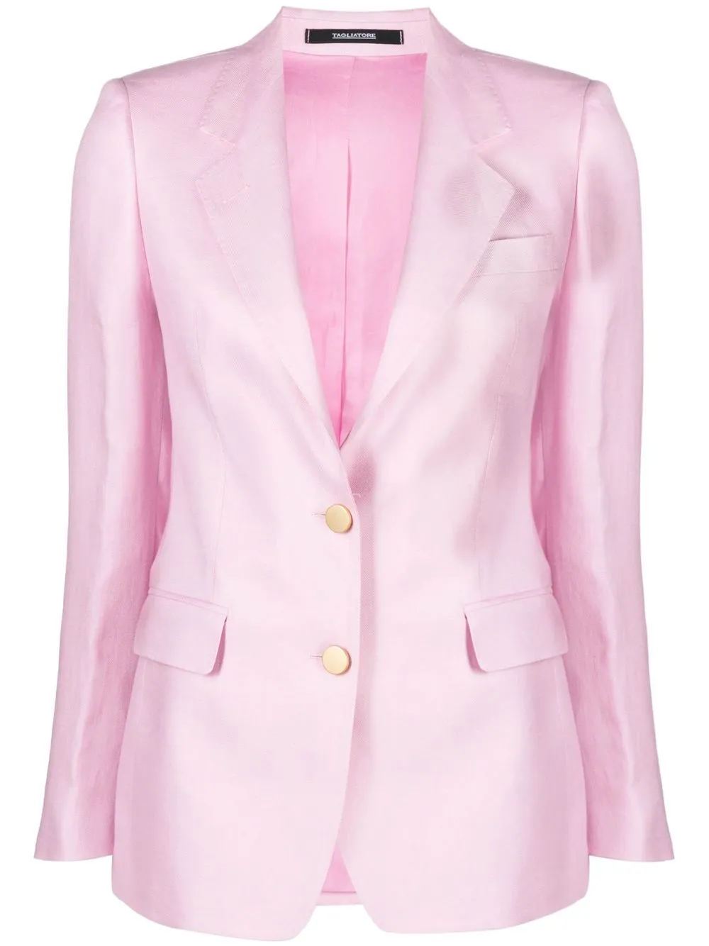 

Tagliatore single-breasted tailored blazer - Pink