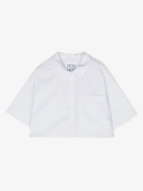 Douuod Kids short-sleeve cotton shirt