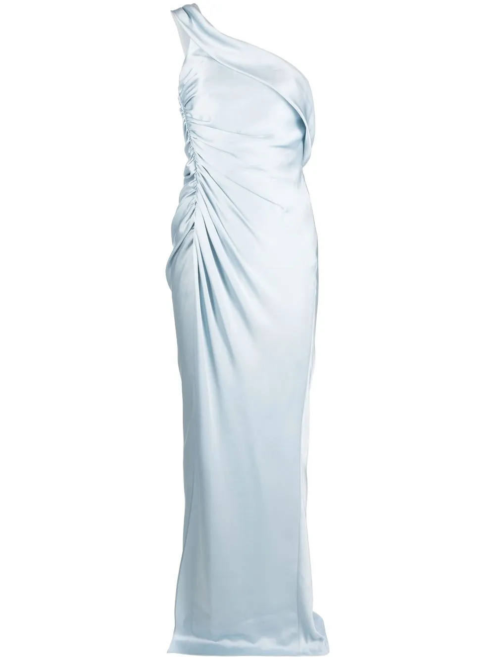 

Simkhai one-shoulder satin maxi dress - Blue