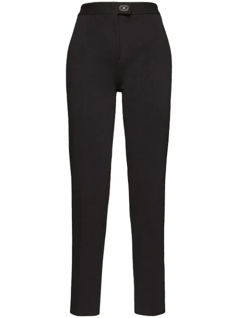 Ferragamo pantalones de vestir con placa Gancio