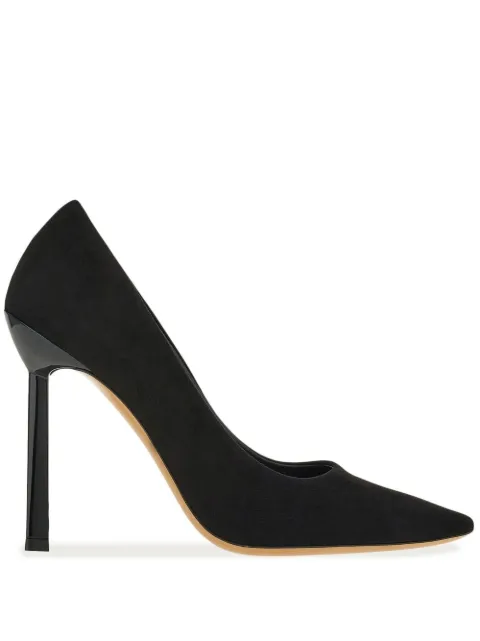 Ferragamo Justina 110mm suede pumps