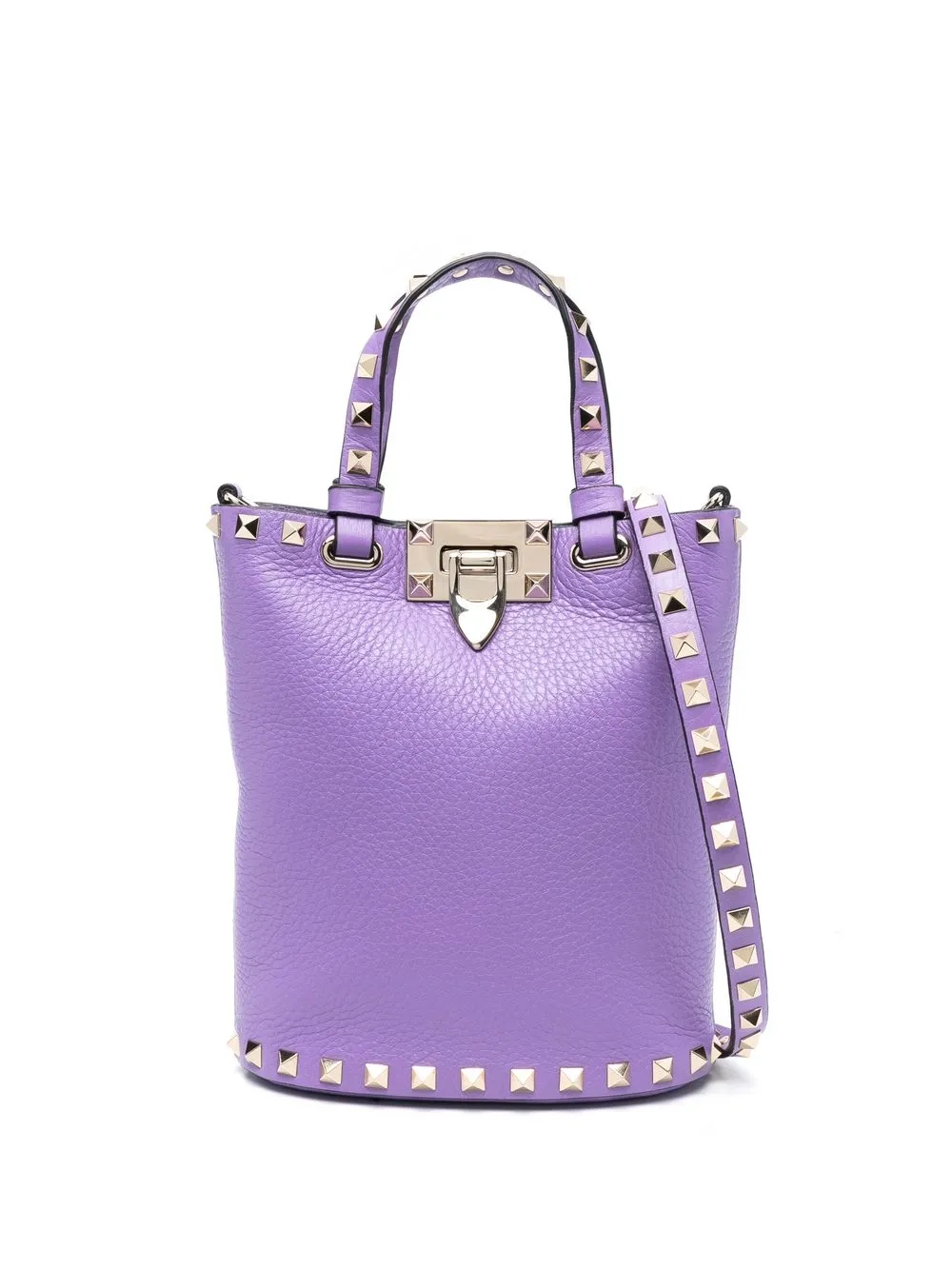 

Valentino Garavani bolsa Rockstud - Morado