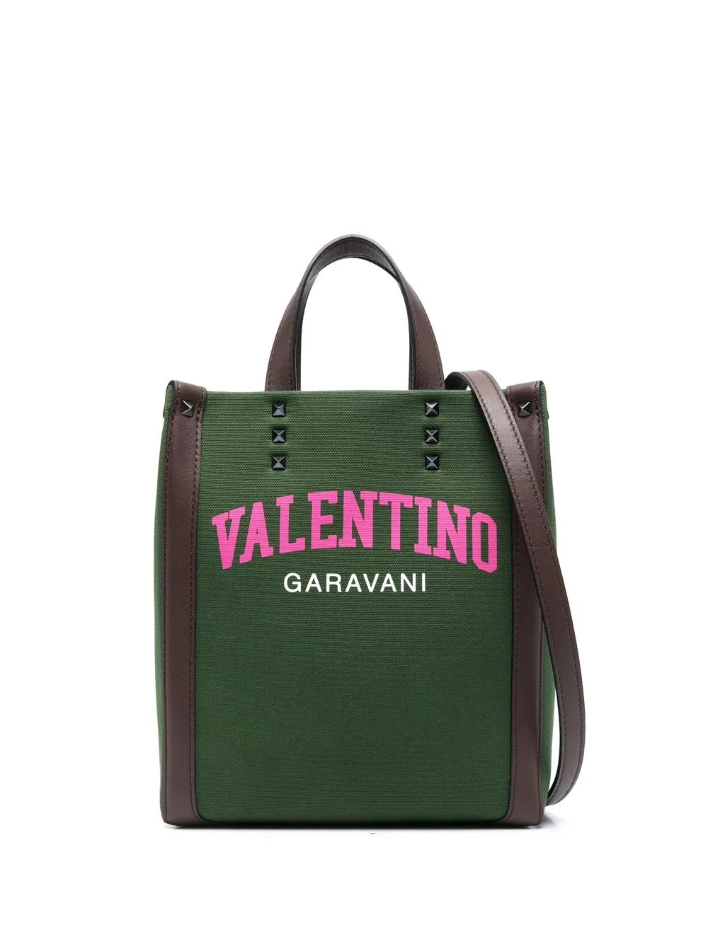 

Valentino Garavani tote con logo estampado - Verde