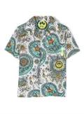 BARROW paisley-print short-sleeved shirt - White