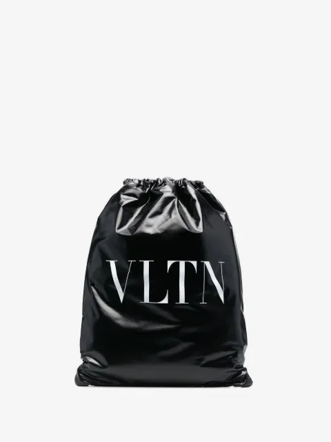 Valentino Garavani VLTN patent leather backpack