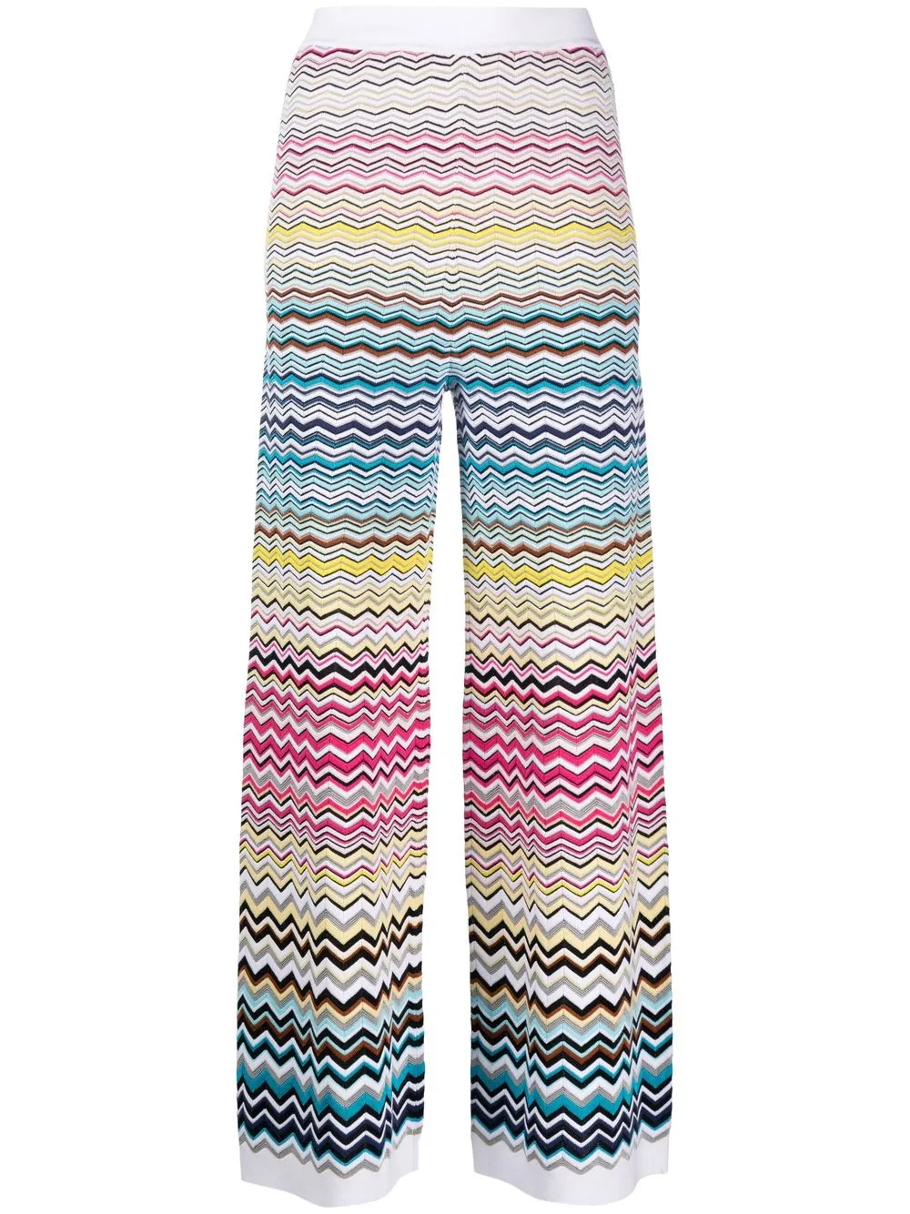 

Missoni zigzag-pattern trousers - White