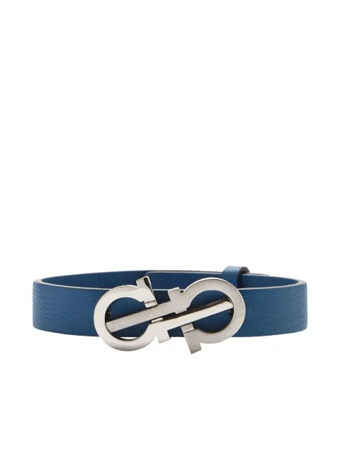 Ferragamo Lederarmband mit Gancini-Detail