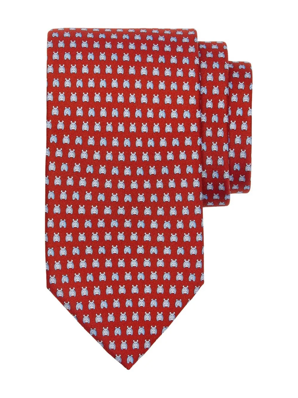 Ferragamo Zijden stropdas - Rood