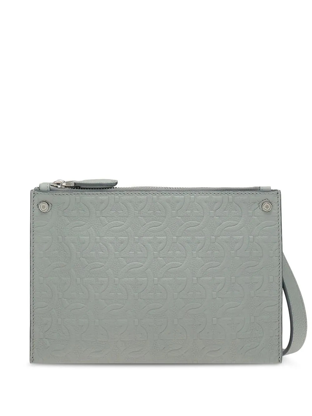

Ferragamo bolsa de hombro con motivo Gancini - Gris