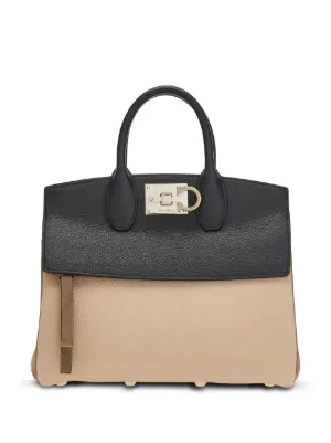 Ferragamo Studio Leather Tote Bag - Farfetch
