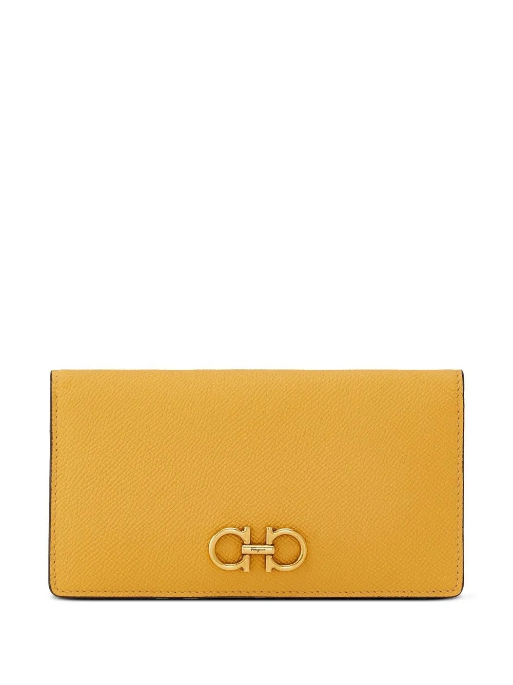 

Ferragamo cartera con placa Gancini - Amarillo