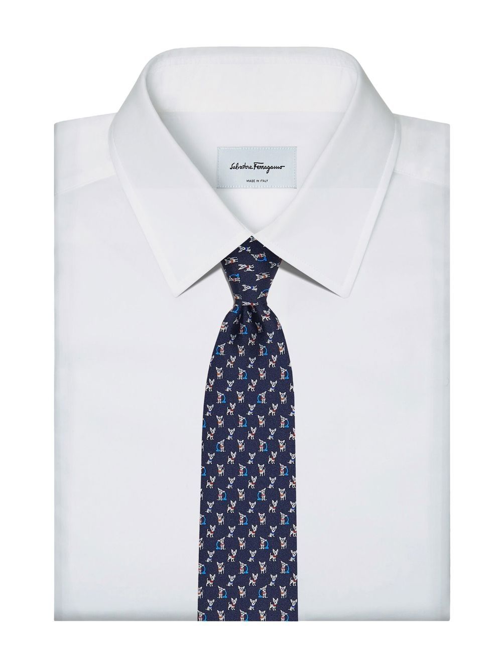 Ferragamo puppy-print Silk Tie - Farfetch