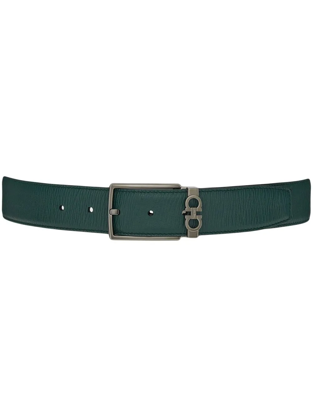 

Ferragamo Gancini buckle-fastening belt - Green