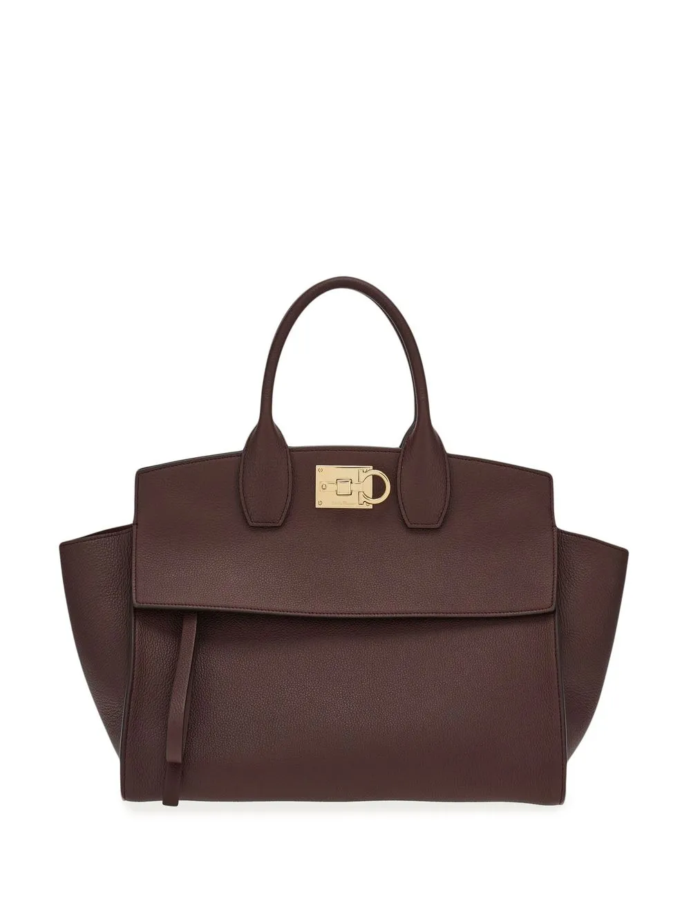 

Ferragamo tote Studio grande - Marrón