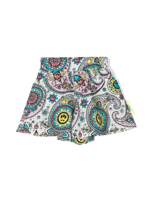 Barrow kids shorts con estampado de cachemira