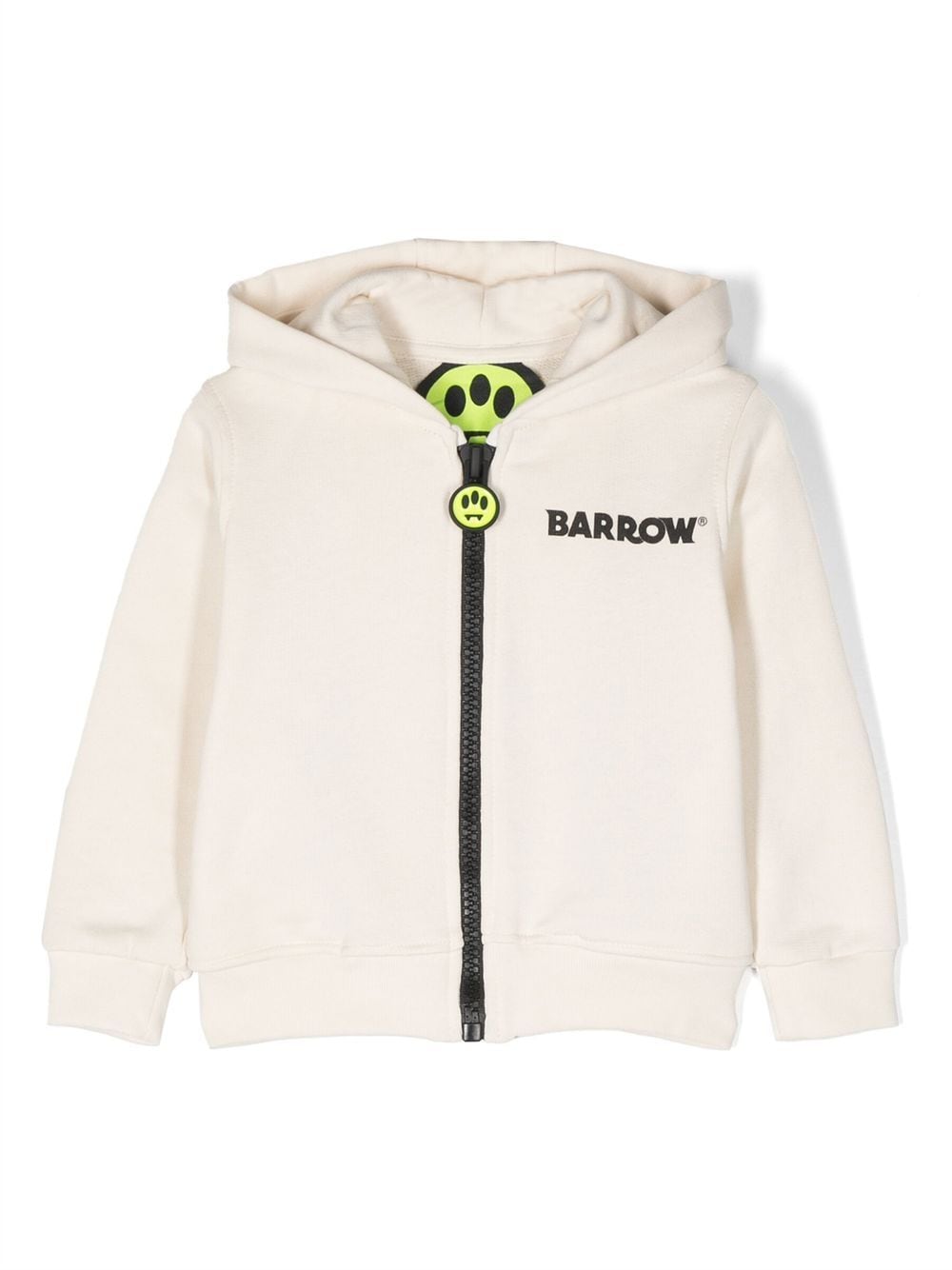 BARROW LOGO-PRINT ZIP-UP HOODIE