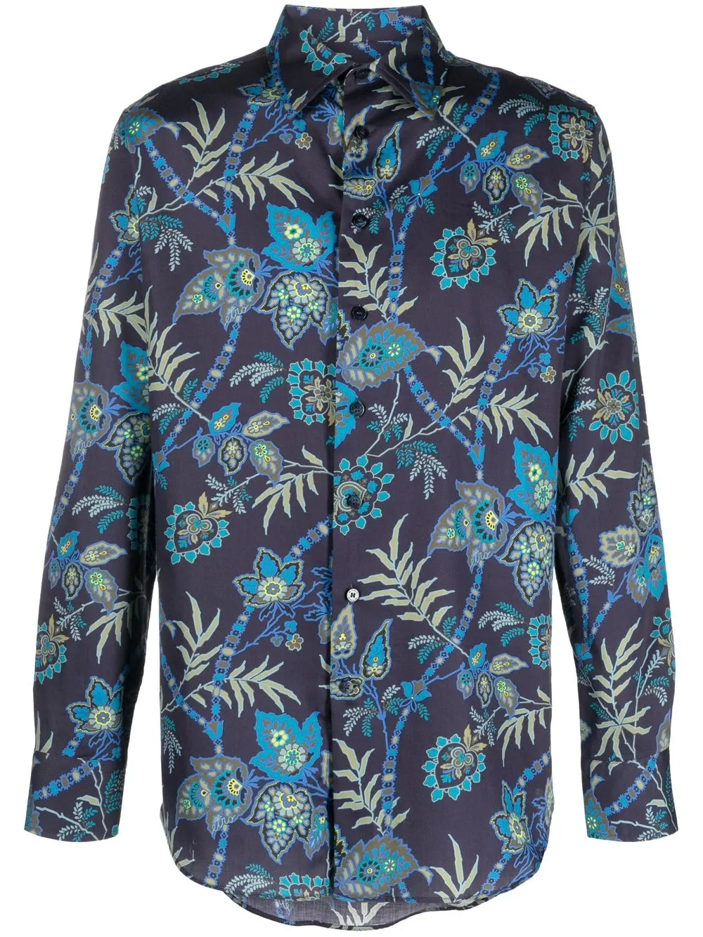 

ETRO all-over floral-print shirt - Blue