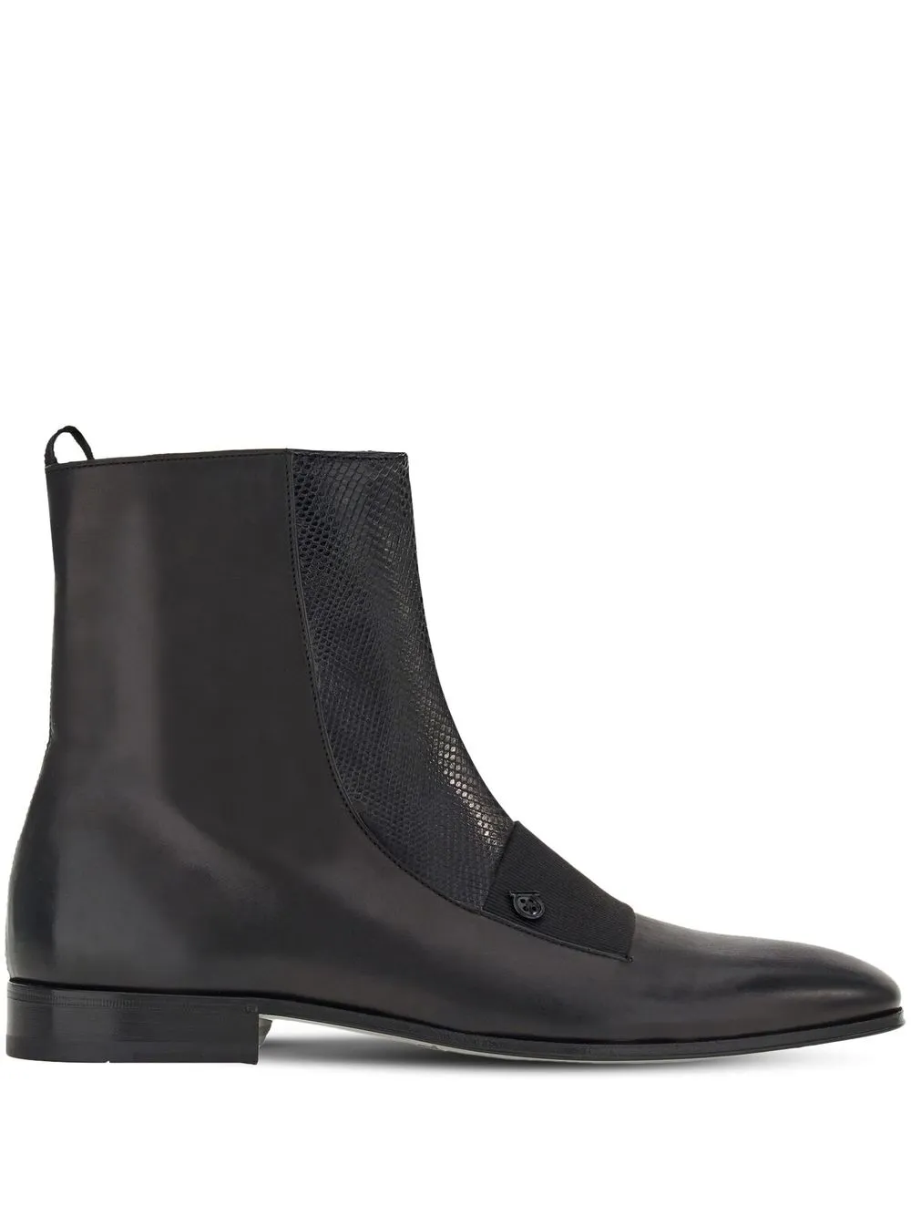 Ferragamo leather zip-up ankle boots | Black | Image 1