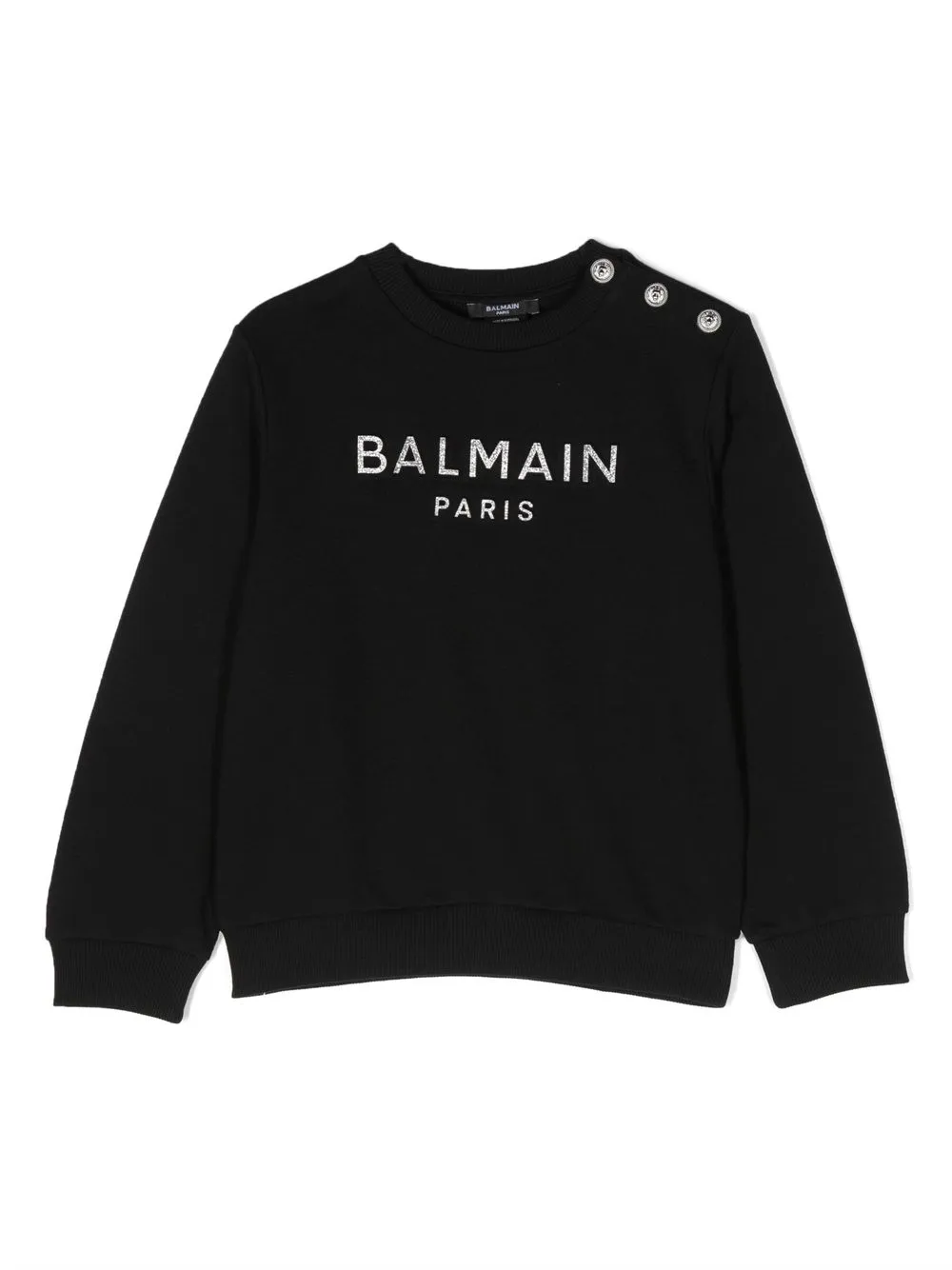 

Balmain Kids cotton logo-print sweatshirt - Black