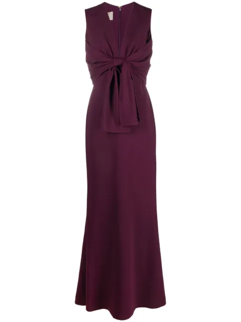 Elie Saab robe sans manches à col v