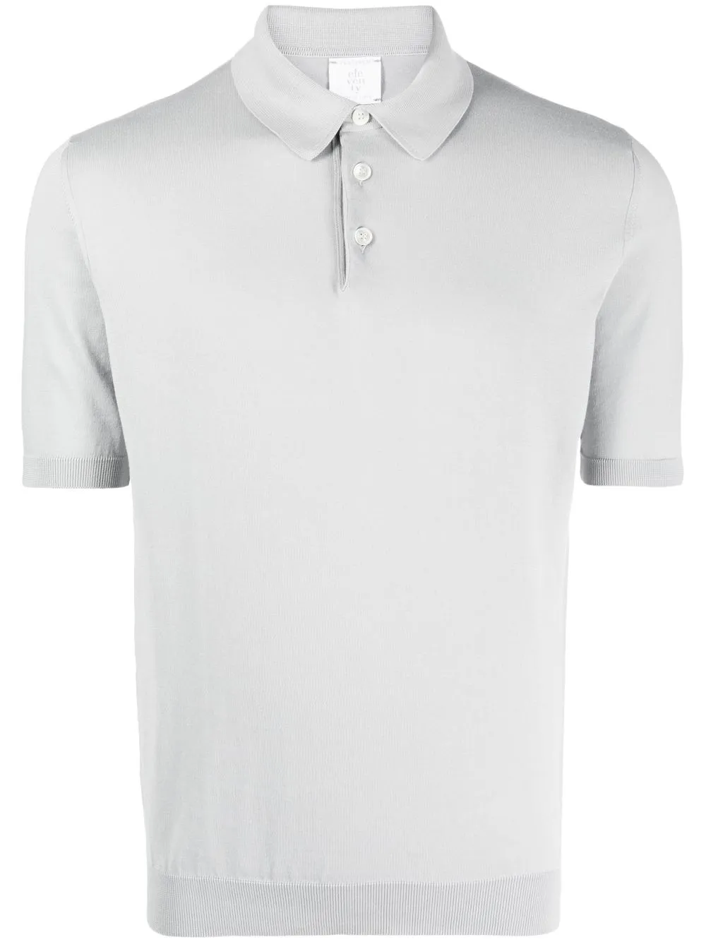 

Eleventy short-sleeved cotton polo shirt - Blue