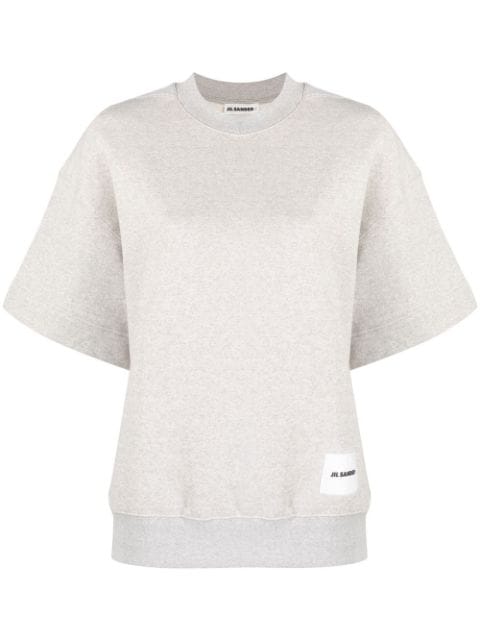 Jil Sander logo-patch short-sleeved T-shirt