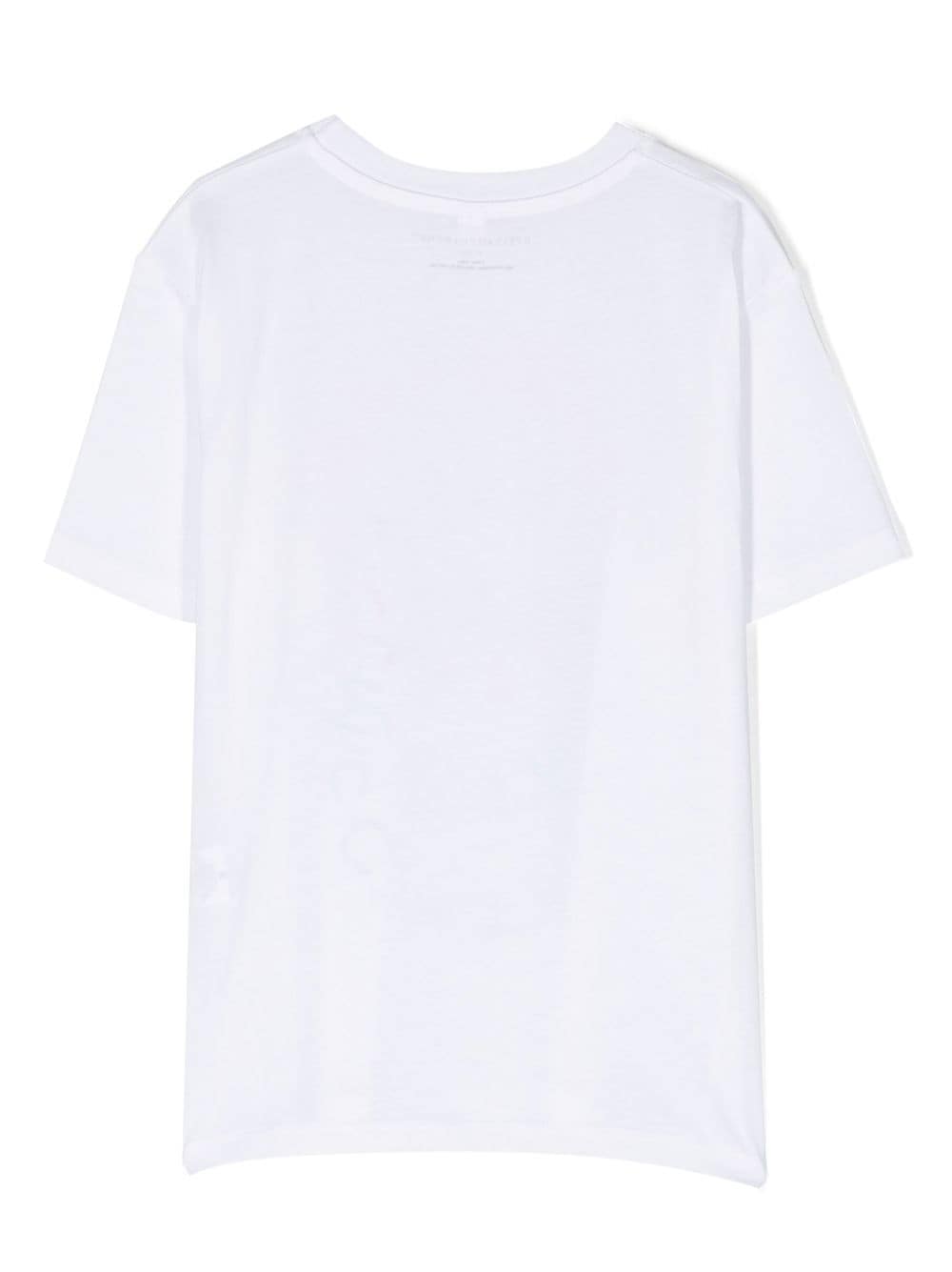 Shop Stella Mccartney Logo-print Detail T-shirt In White