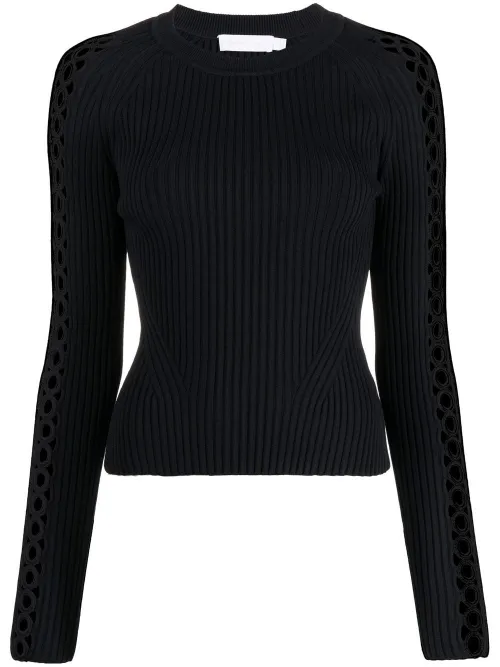 Pull en maille à design nervuré - Simkhai - Modalova