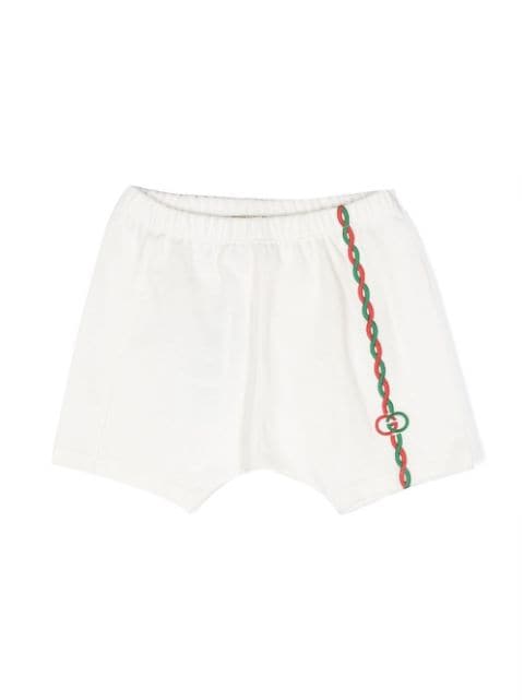 Gucci Kids Shorts mit Logo-Stickerei