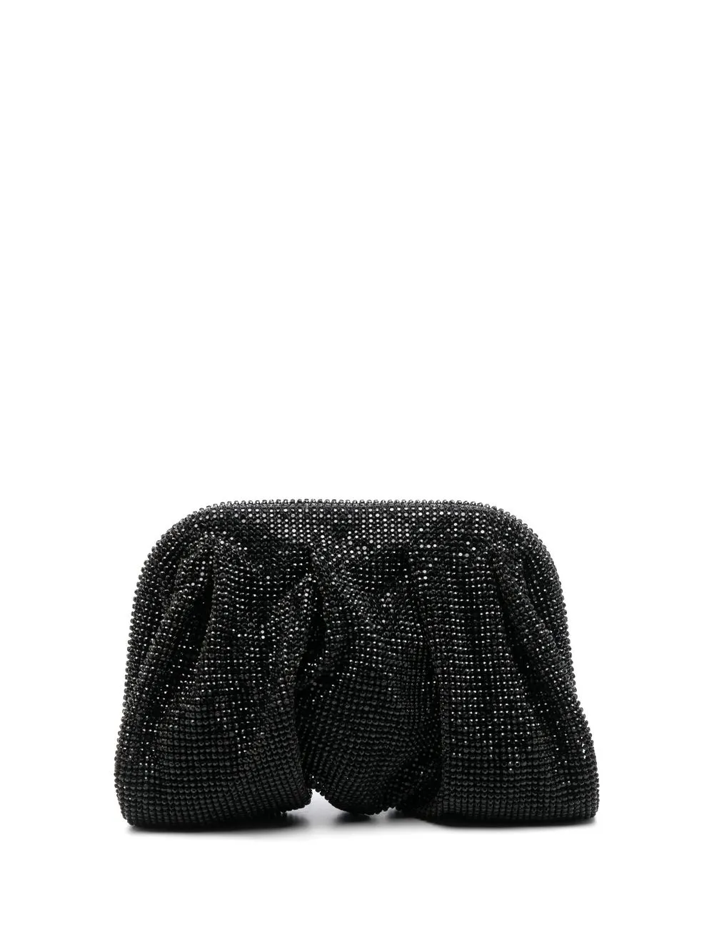 

Benedetta Bruzziches crysta- embellished clutch bag - Black