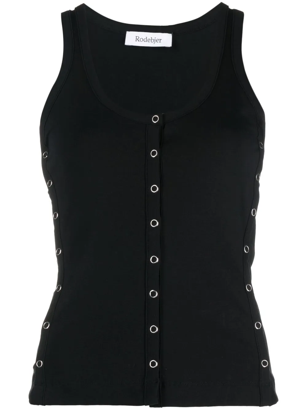 

Rodebjer press-stud tank top - Black