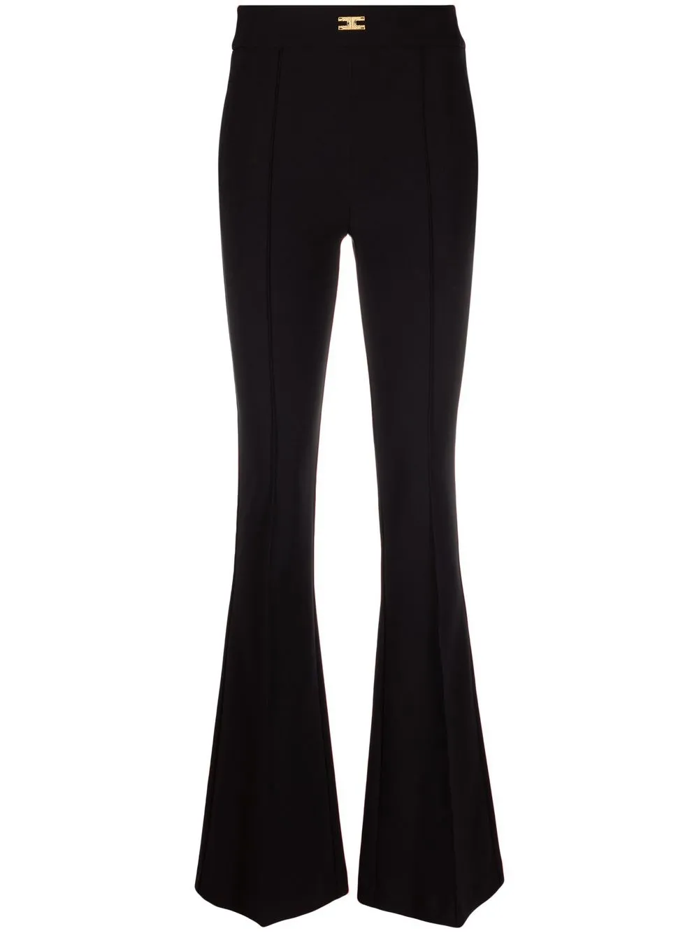 

Elisabetta Franchi high-waisted flared trousers - Black