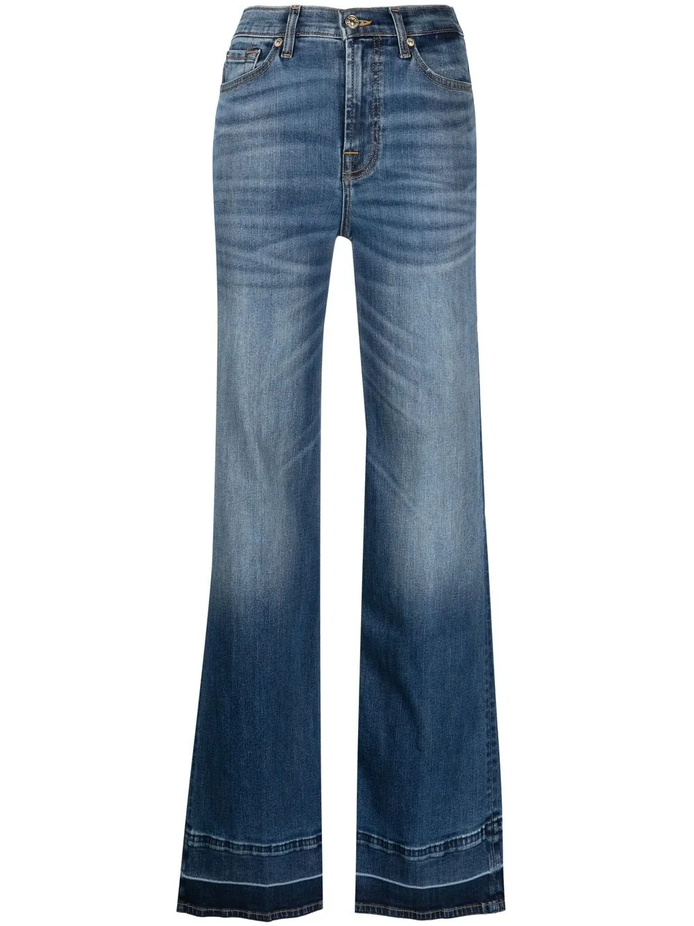 

7 For All Mankind wide-leg denim jeans - Blue