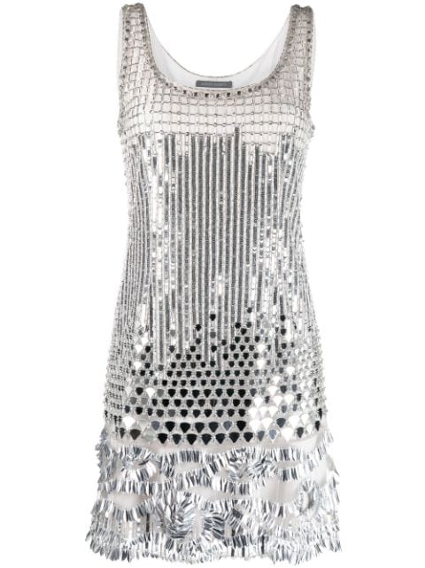 sequin-embellished minidress