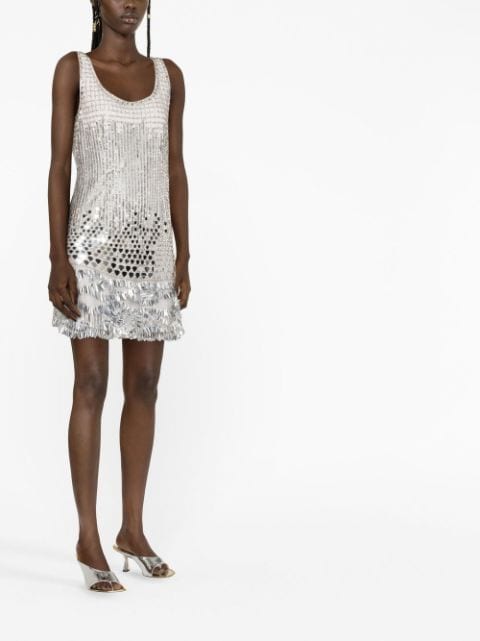 sequin-embellished minidress