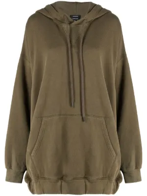 Khaki best sale longline hoodie